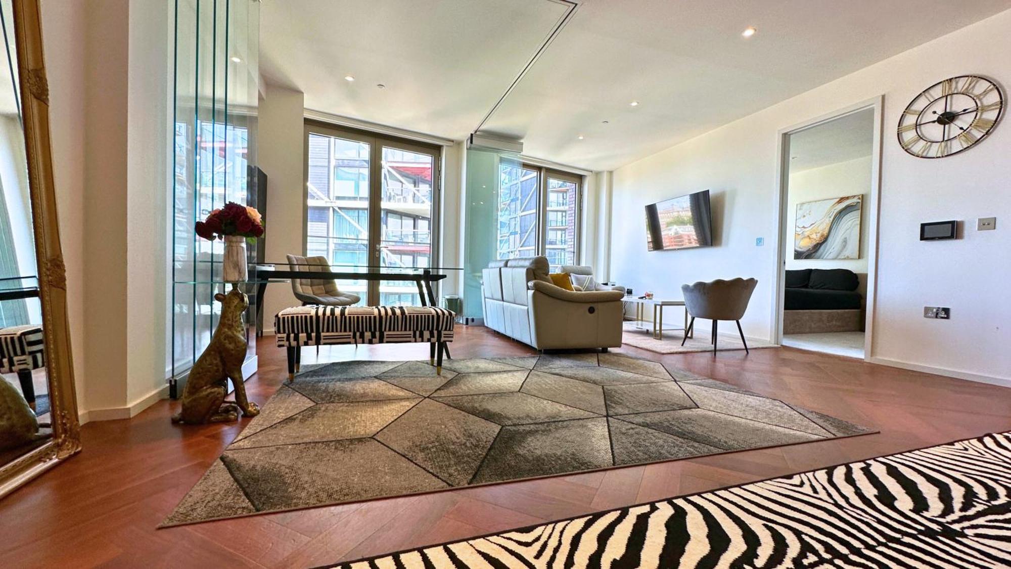 Lavish Penthouse River View Fast Wifi - Luxurylondonstays Exterior foto